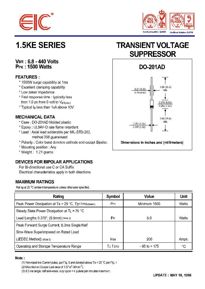 1.5-ke400ca-datasheet