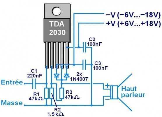 100w-tda2030-datasheet