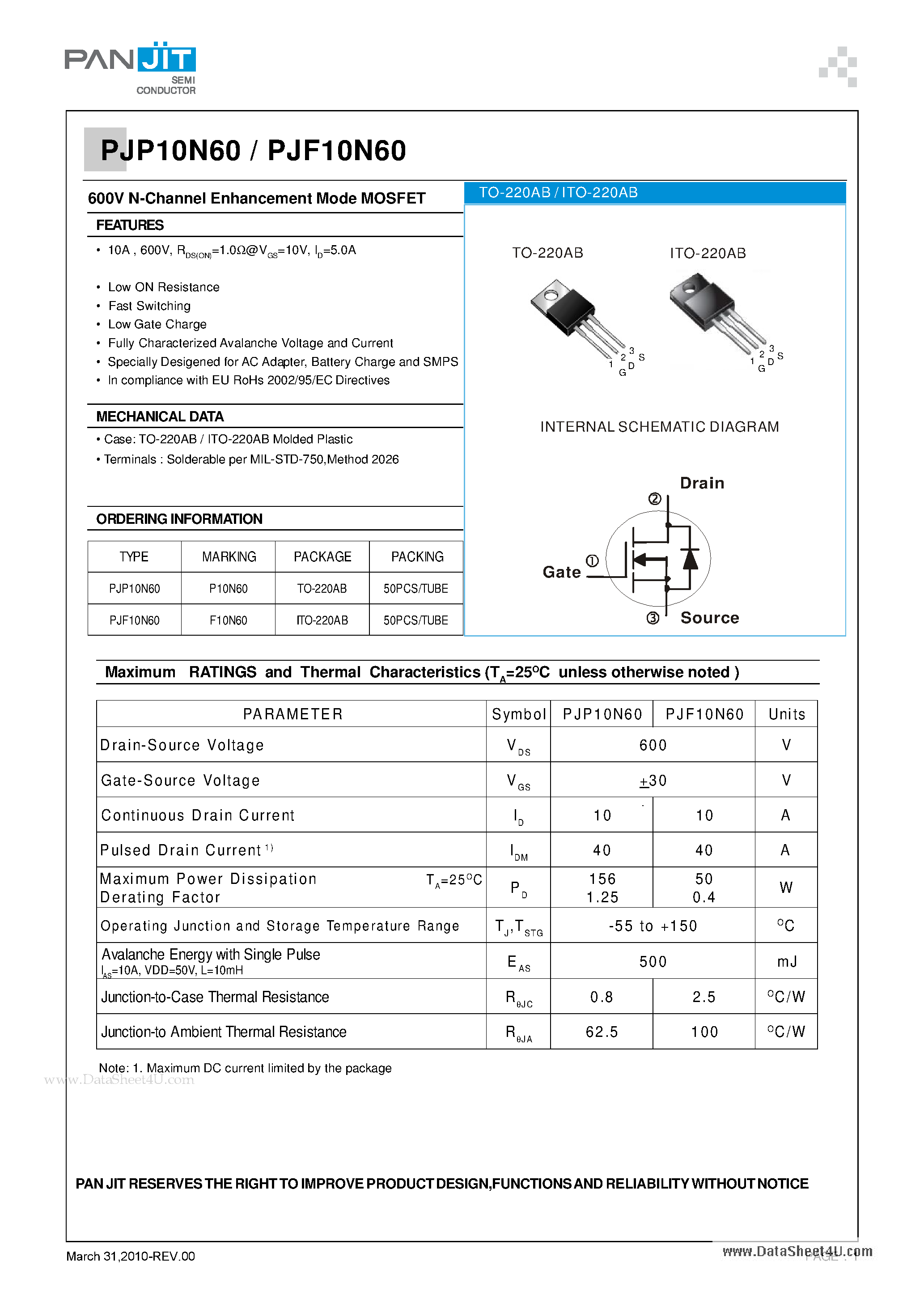 10n60-datasheet 10n60-datasheet