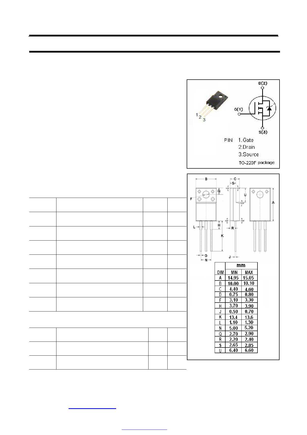 18n50-mosfet-datasheet