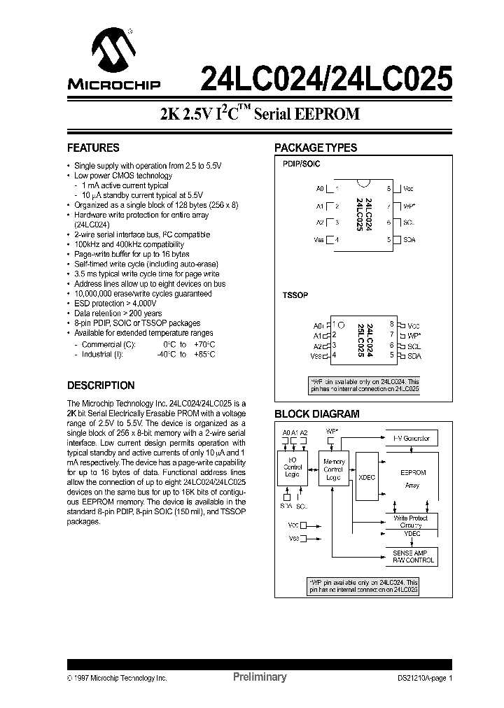 24lc018-datasheet