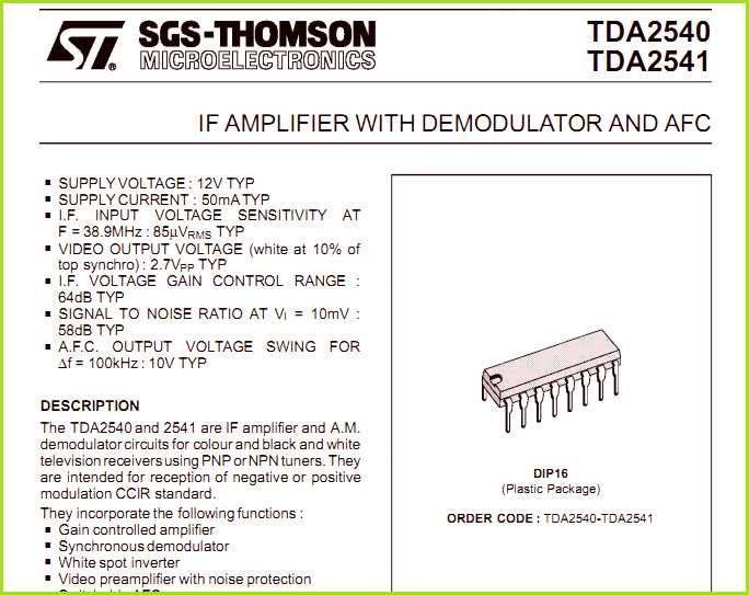 2540-datasheet