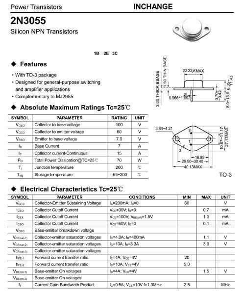 2n3055-power-transistor-datasheet