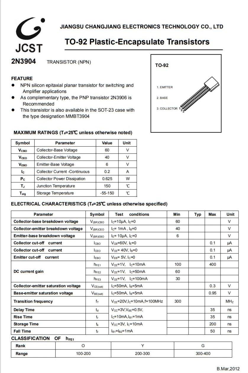 2n3904-bjt-transistor-datasheet