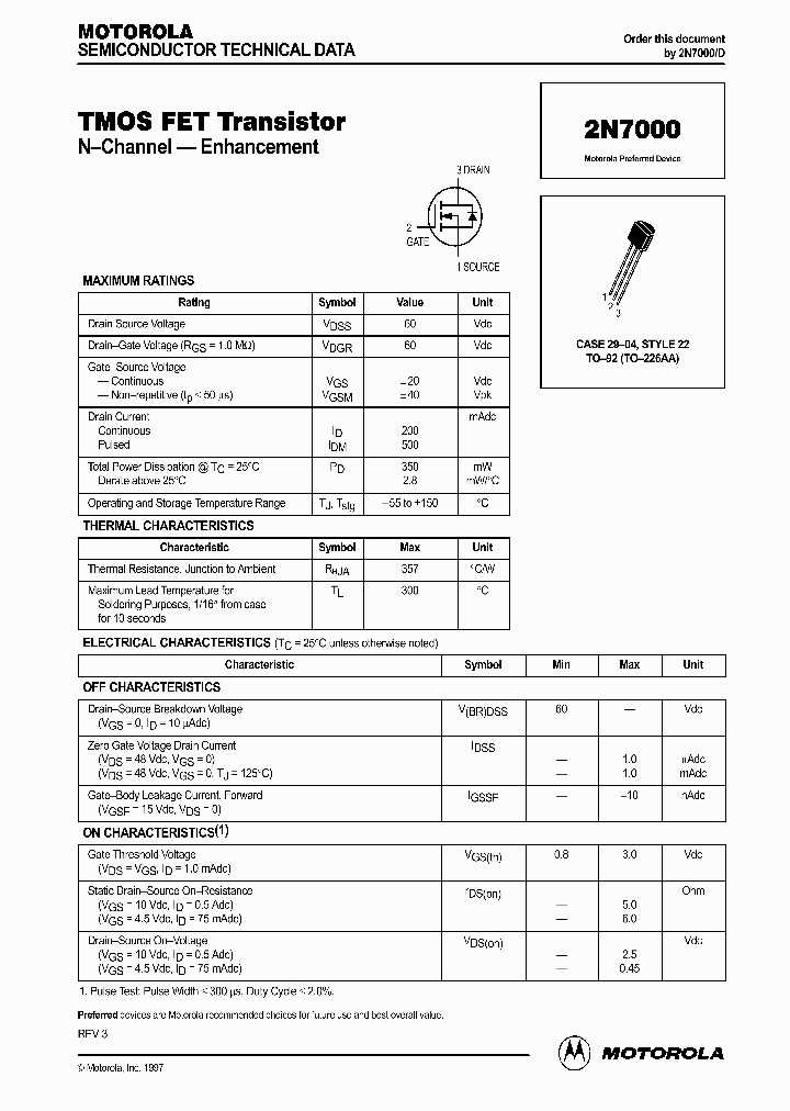 2n7000g-mosfet-datasheet