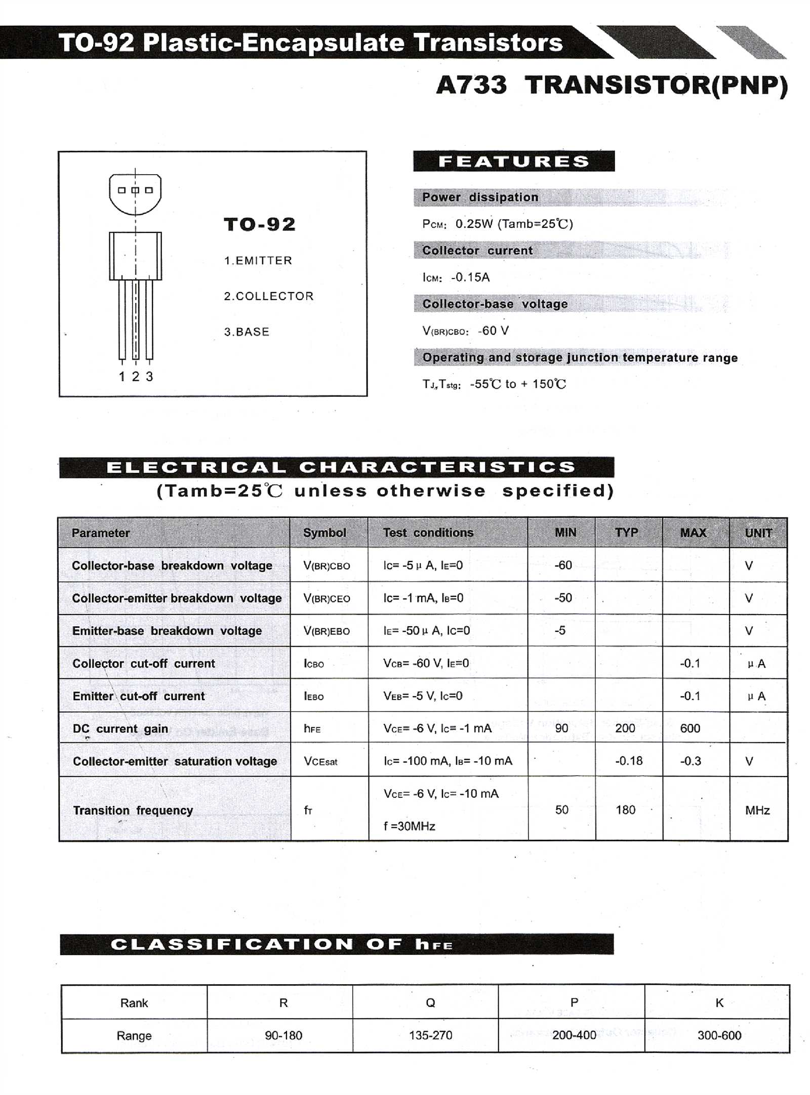 2sa733-transistor-datasheet 2sa733-transistor-datasheet
