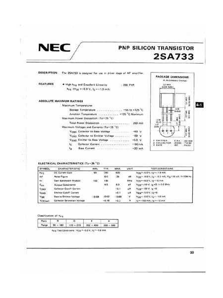 2sa733-transistor-datasheet 2sa733-transistor-datasheet