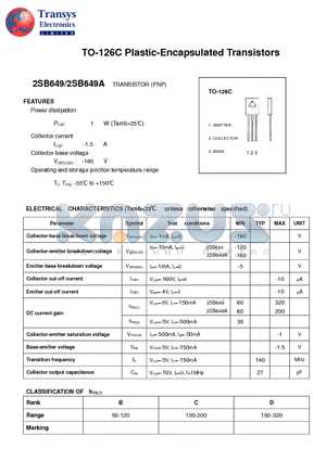 2sb649-datasheet 2sb649-datasheet
