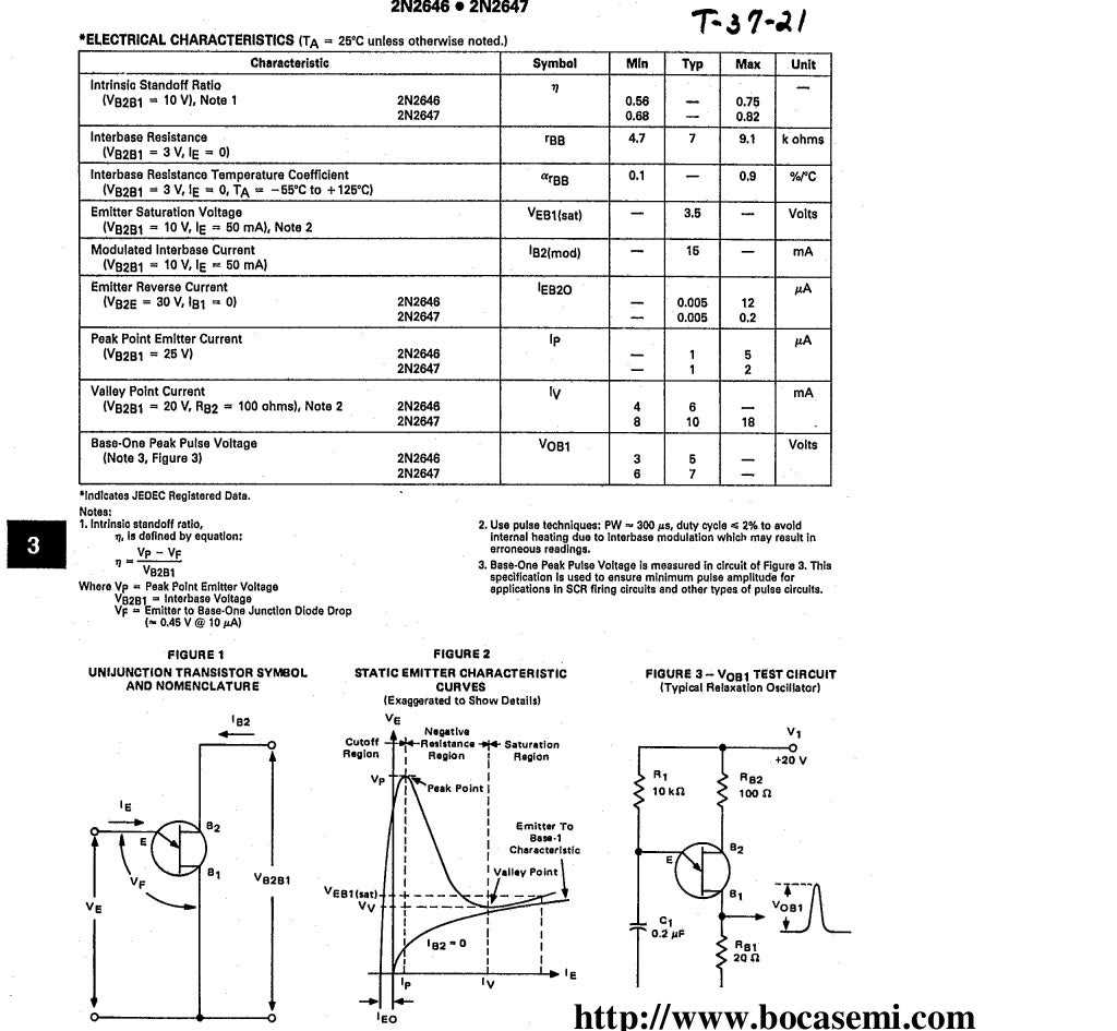 2n2646-datasheet 2n2646-datasheet