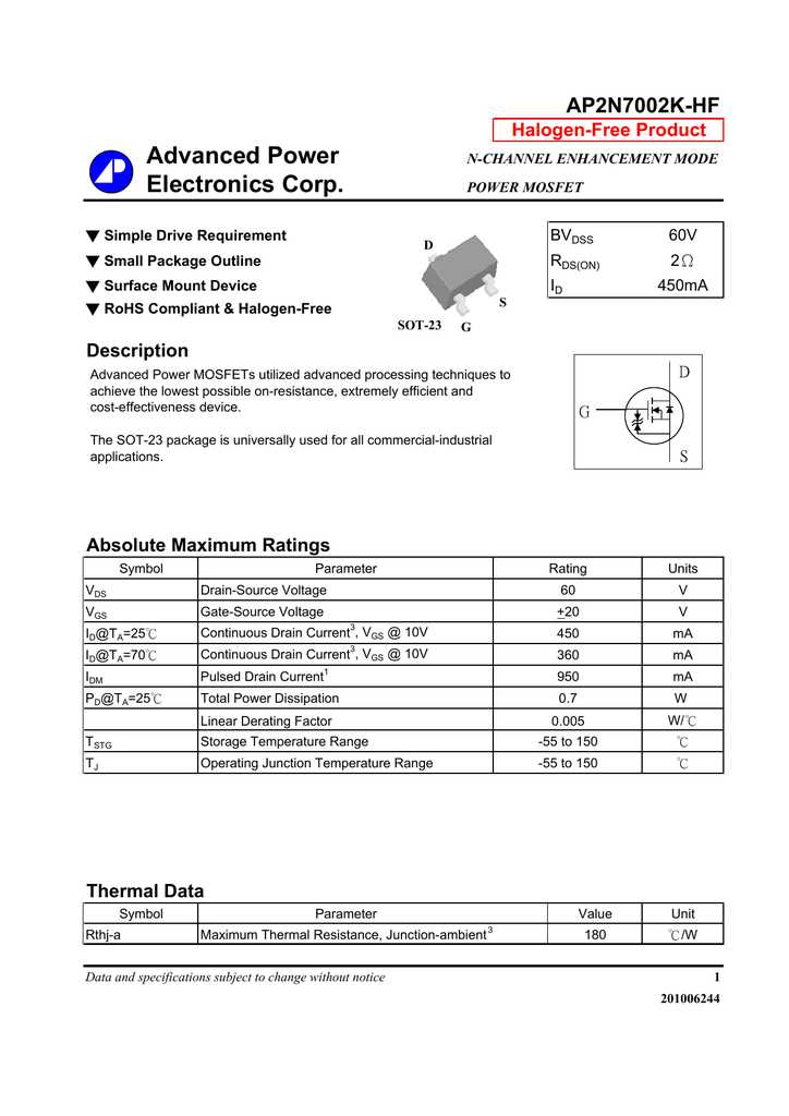 2n7002lt1g-datasheet