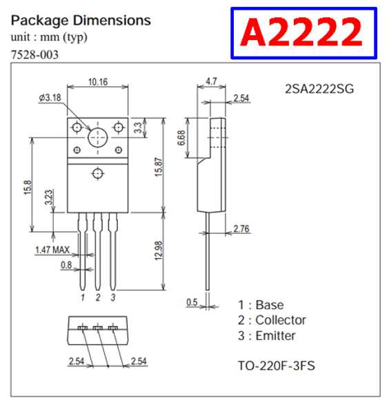 2sa2222-datasheet