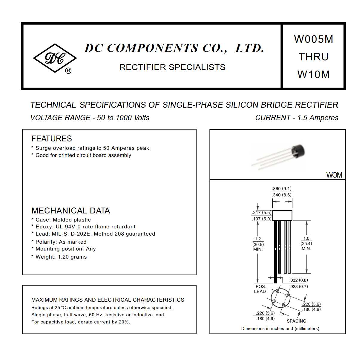 2w10g-bridge-rectifier-datasheet 2w10g-bridge-rectifier-datasheet
