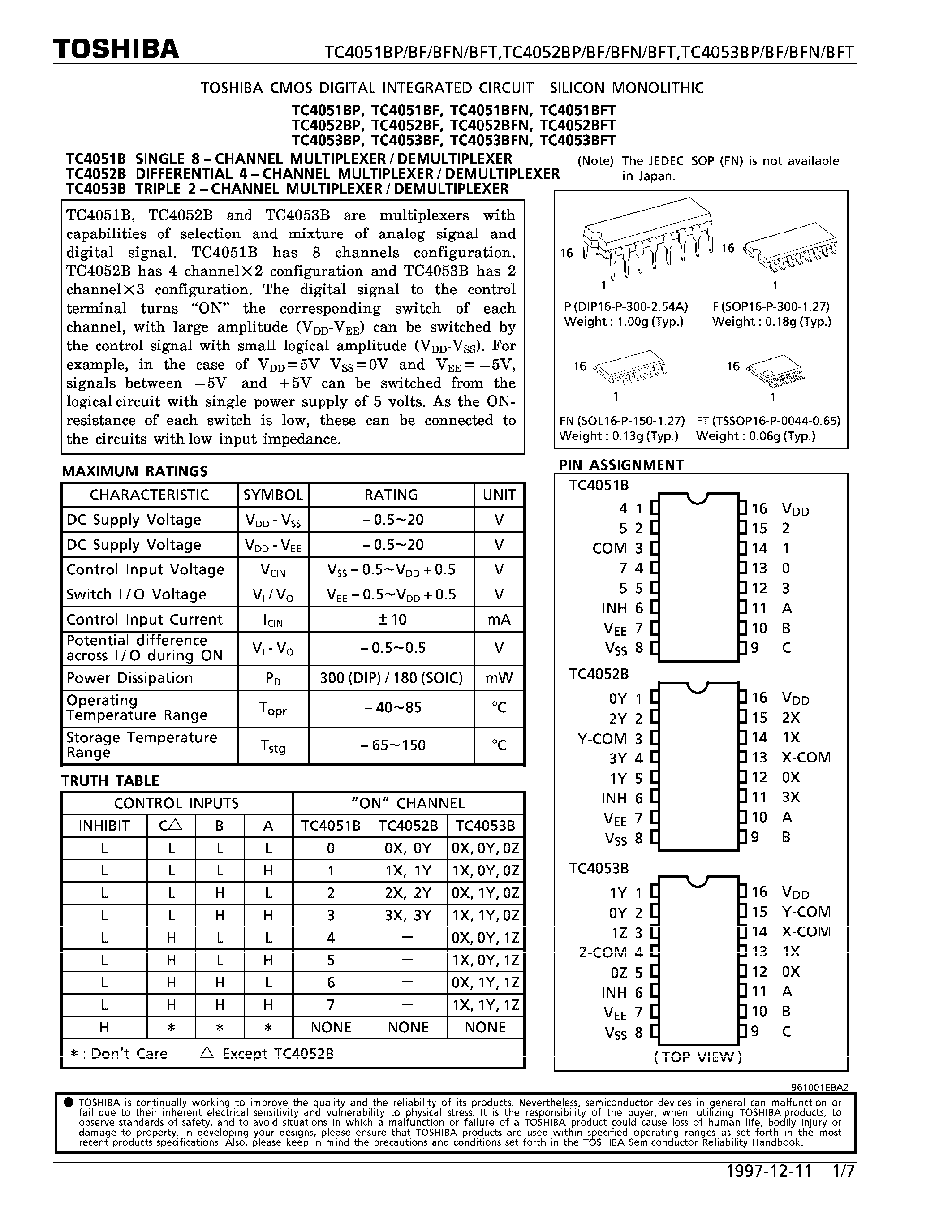 4051-multiplexer-datasheet