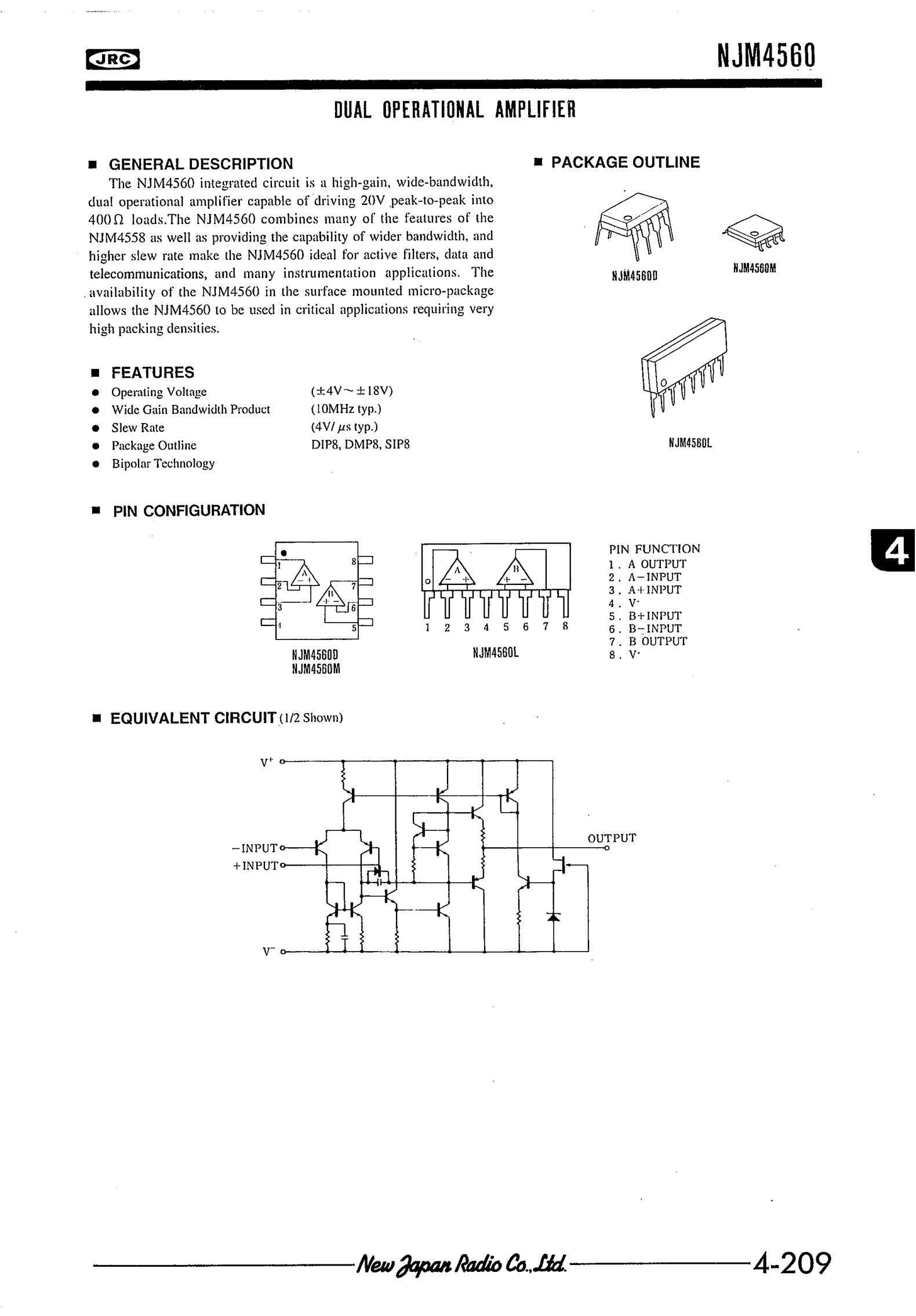 4560-datasheet 4560-datasheet