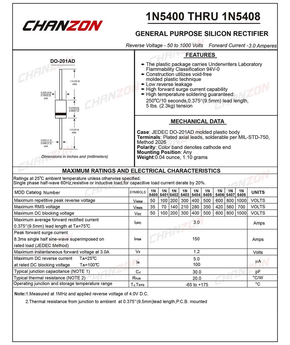 5408-diode-datasheet