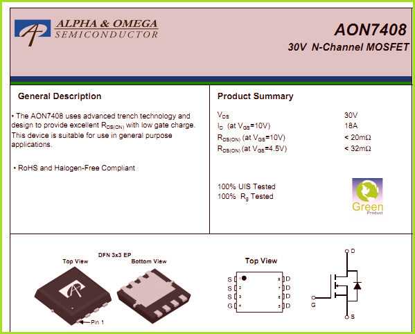 6428-mosfet-datasheet