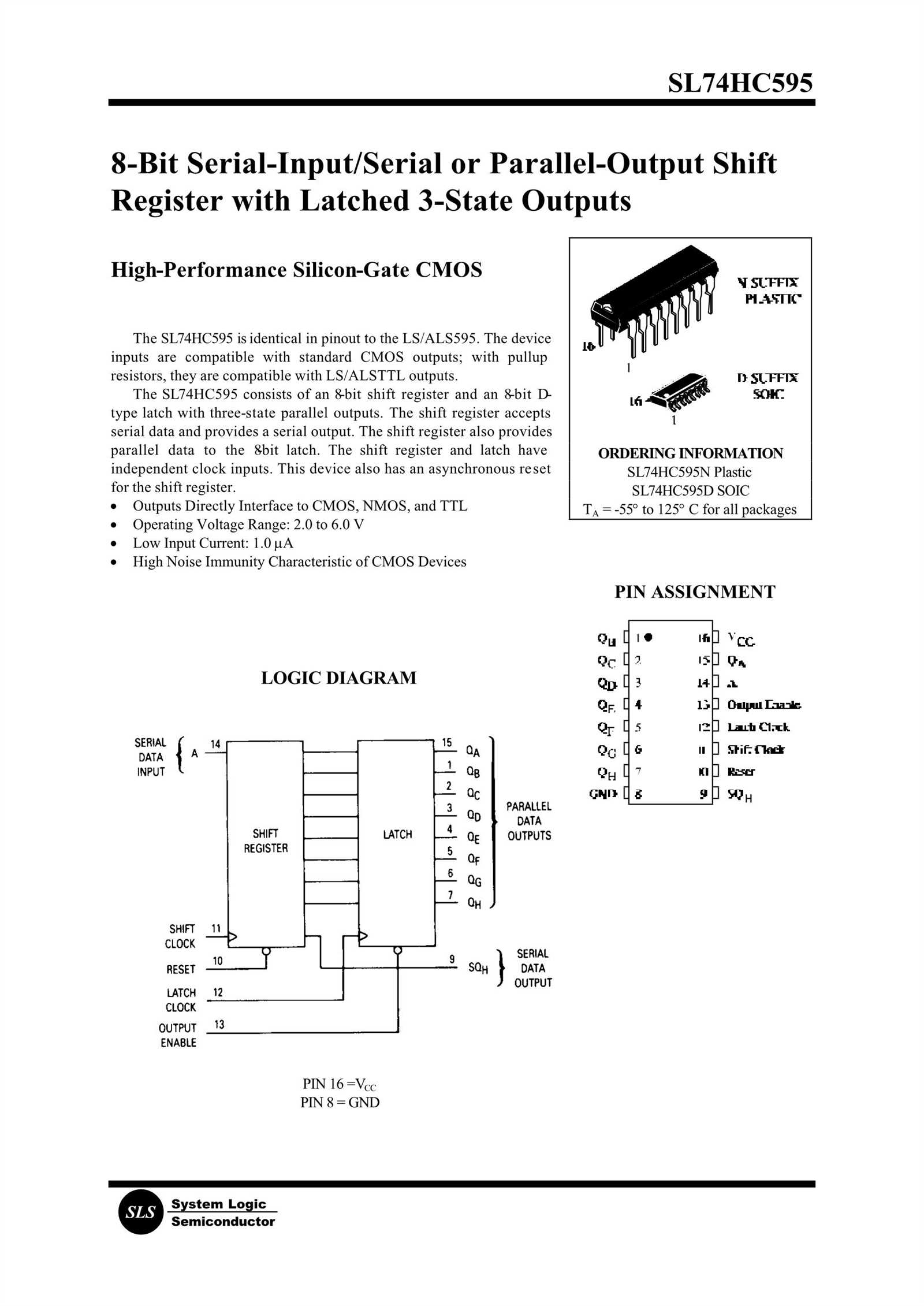 74hc595-datasheet-texas-instruments