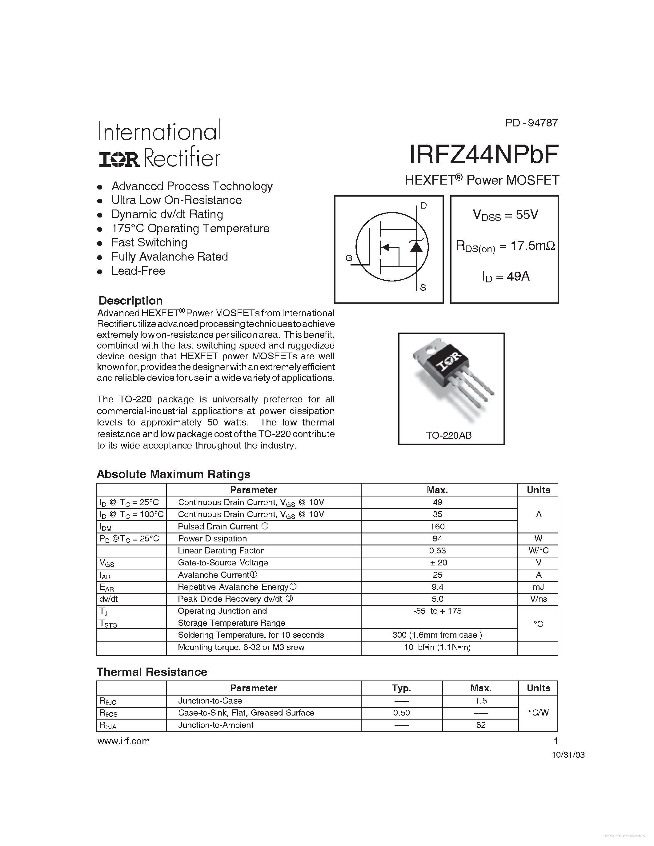 7934-mosfet-datasheet