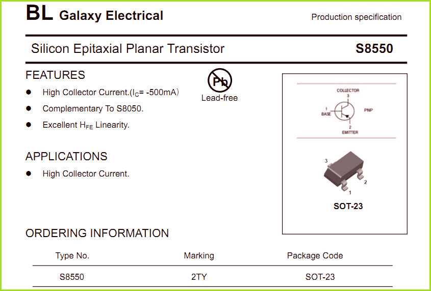 8550-transistor-datasheet