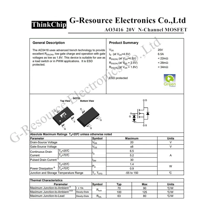 ao3422-datasheet