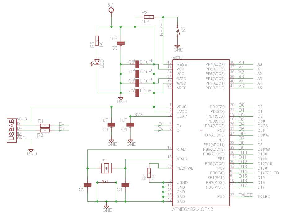atmel-atmega32u4-datasheet