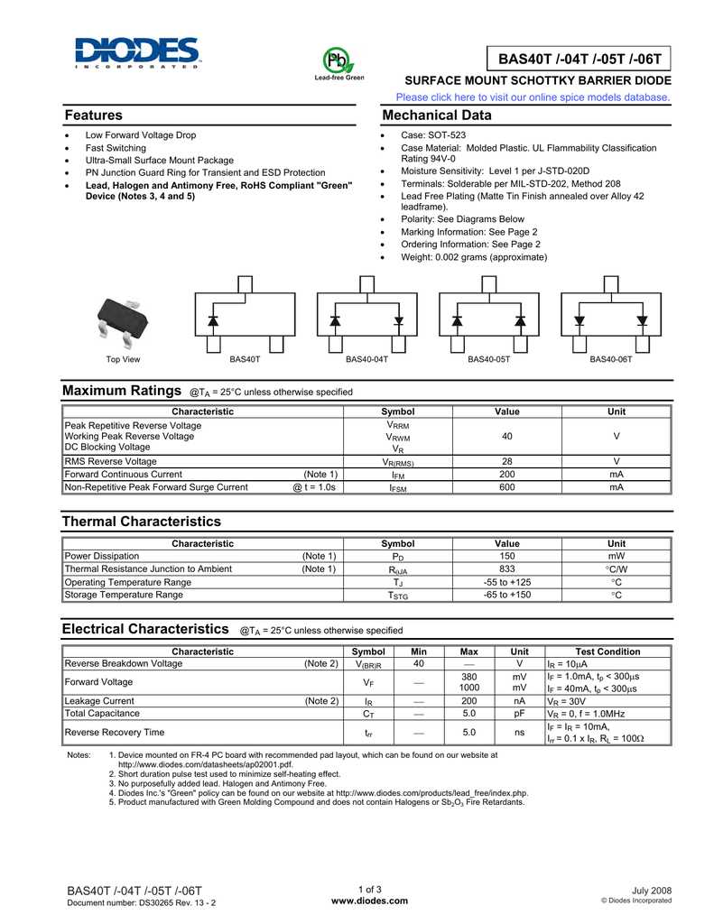 bas40-07-datasheet