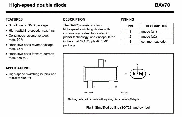 bav70-diode-datasheet