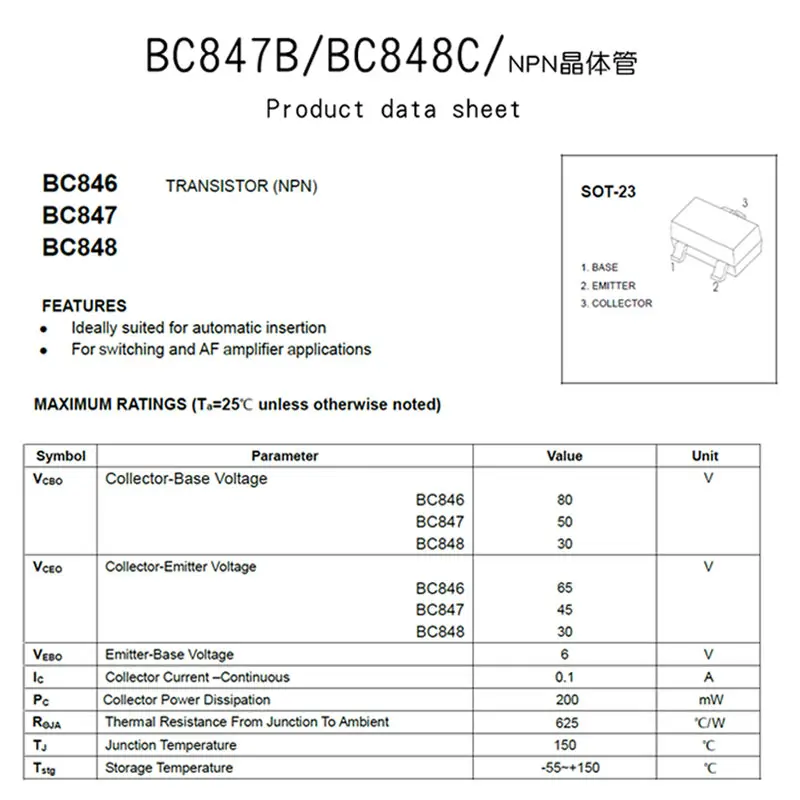 bc848c-datasheet