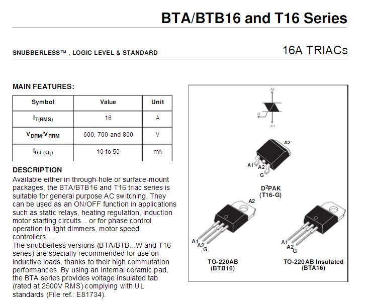 bta16-triac-datasheet