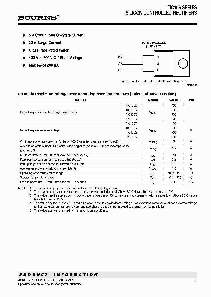 c106b1-scr-datasheet