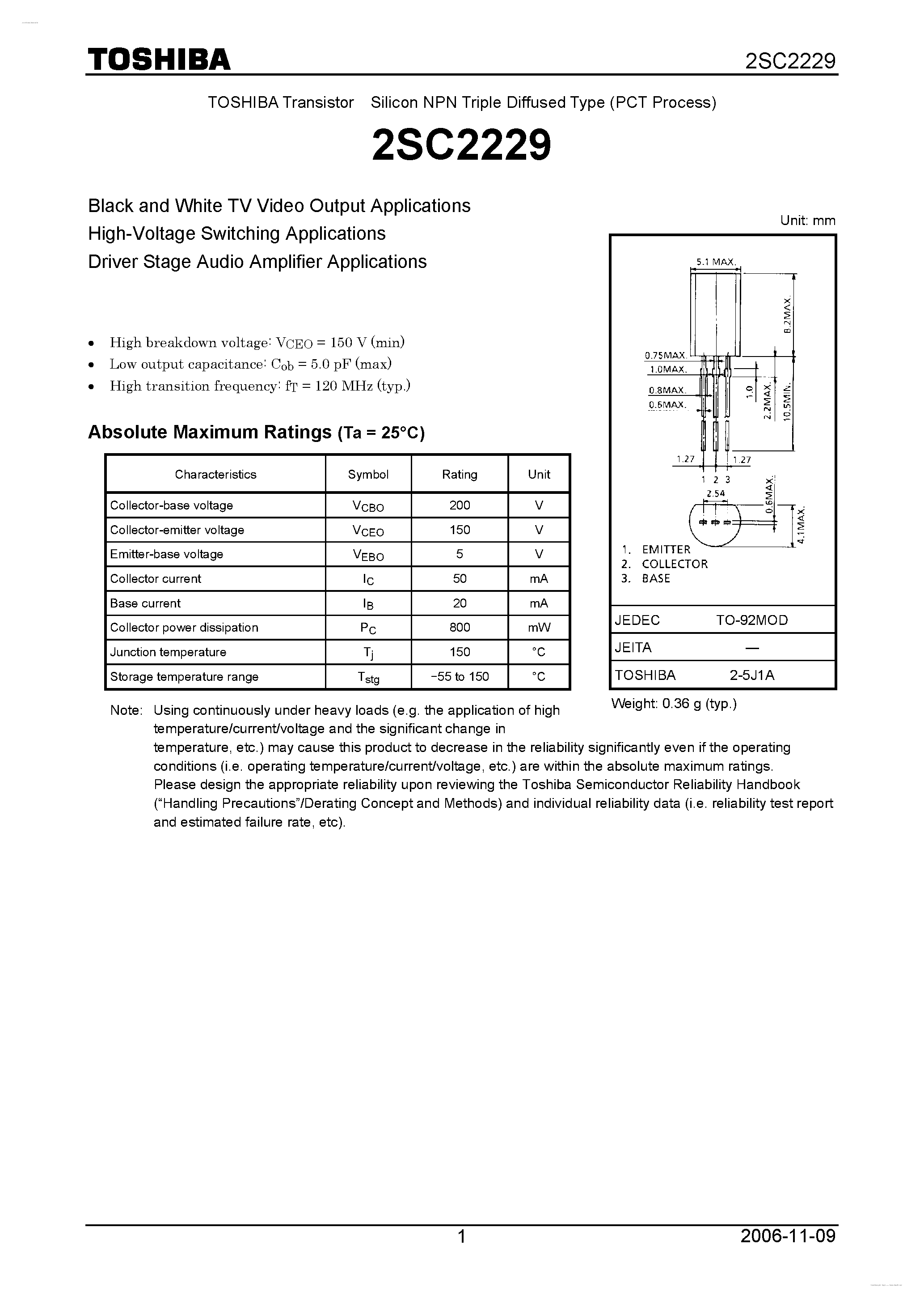 c2229-transistor-datasheet