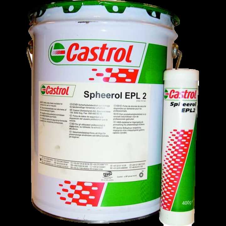 castrol-spheerol-sx2-datasheet