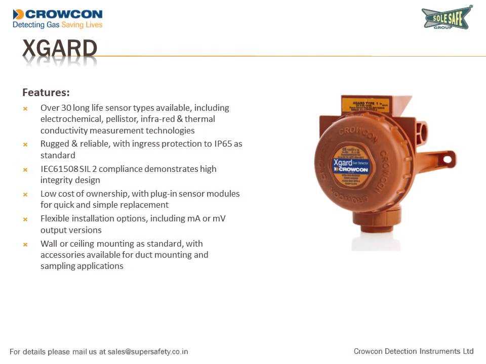 crowcon-xgard-type-5-datasheet