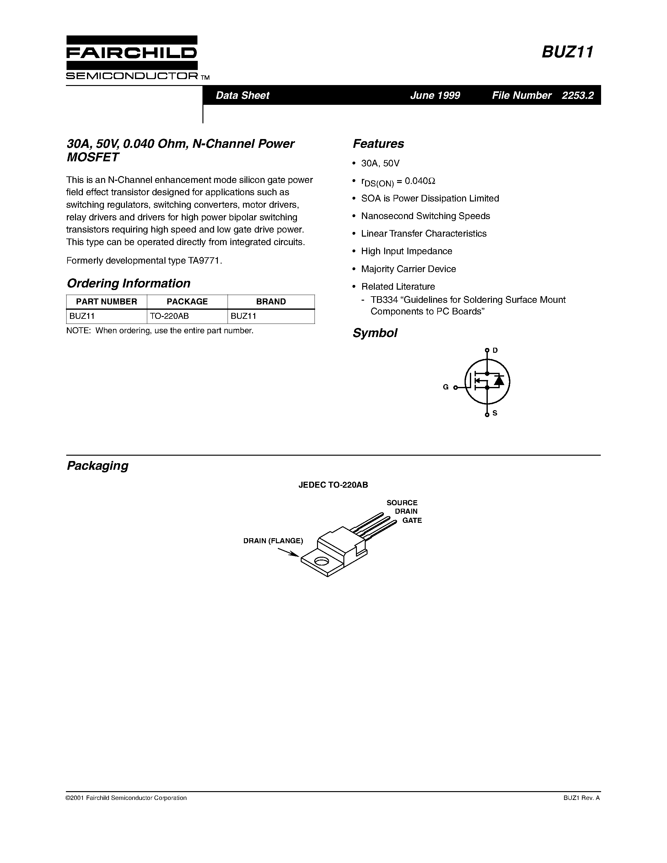 fairchild-mosfet-datasheet