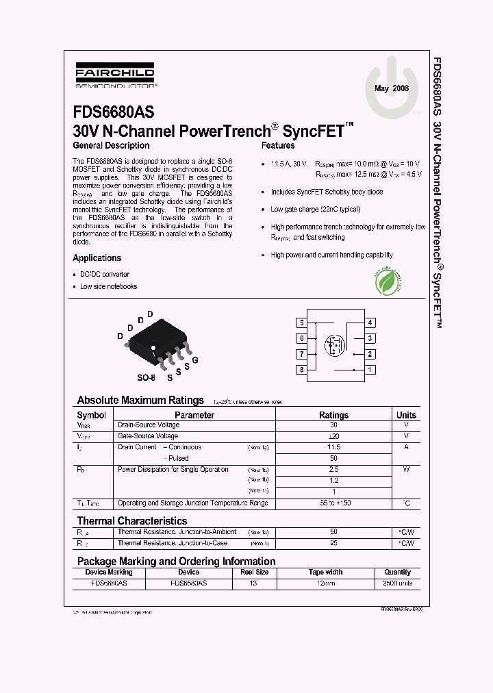 fds6680as-datasheet