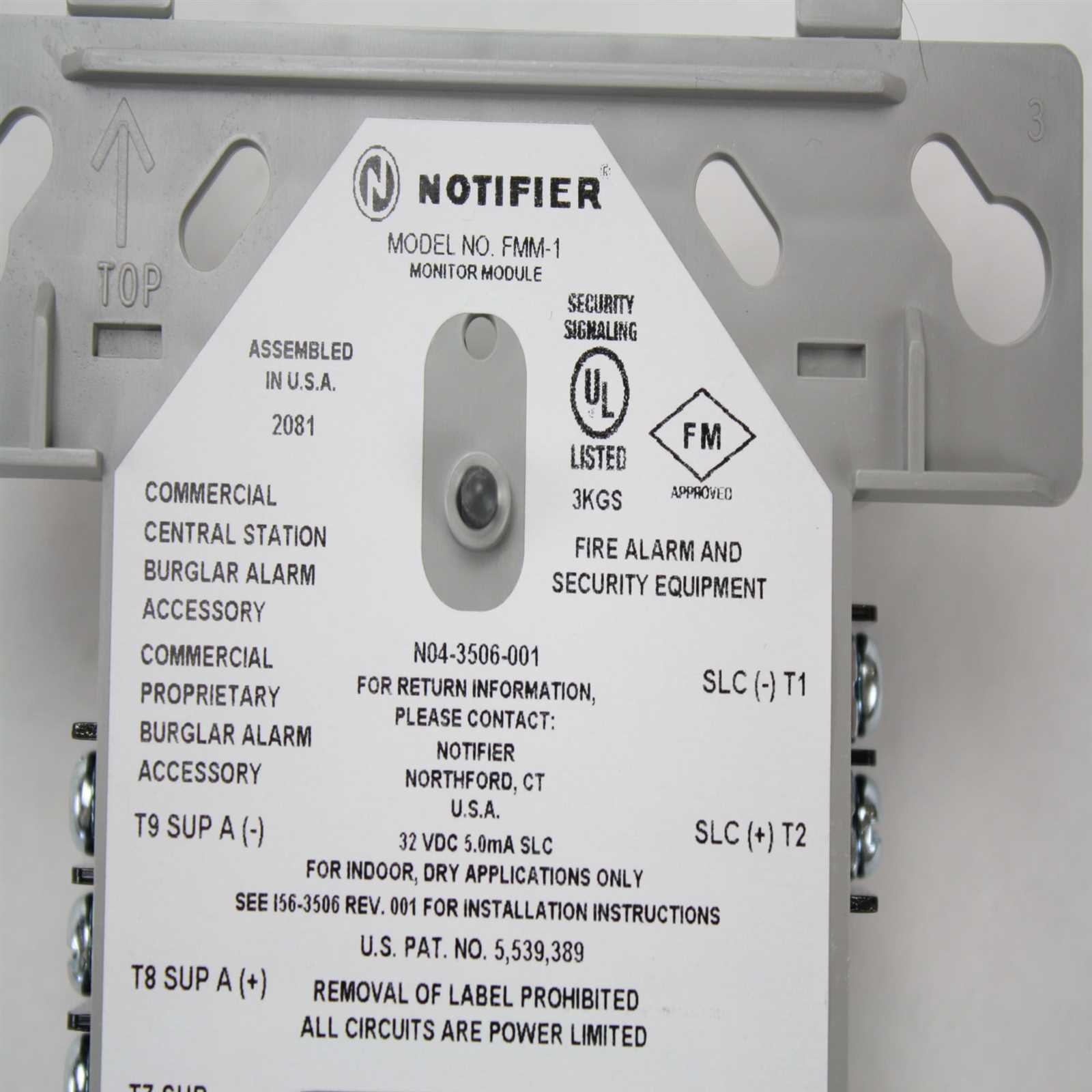 fmm-1-notifier-datasheet