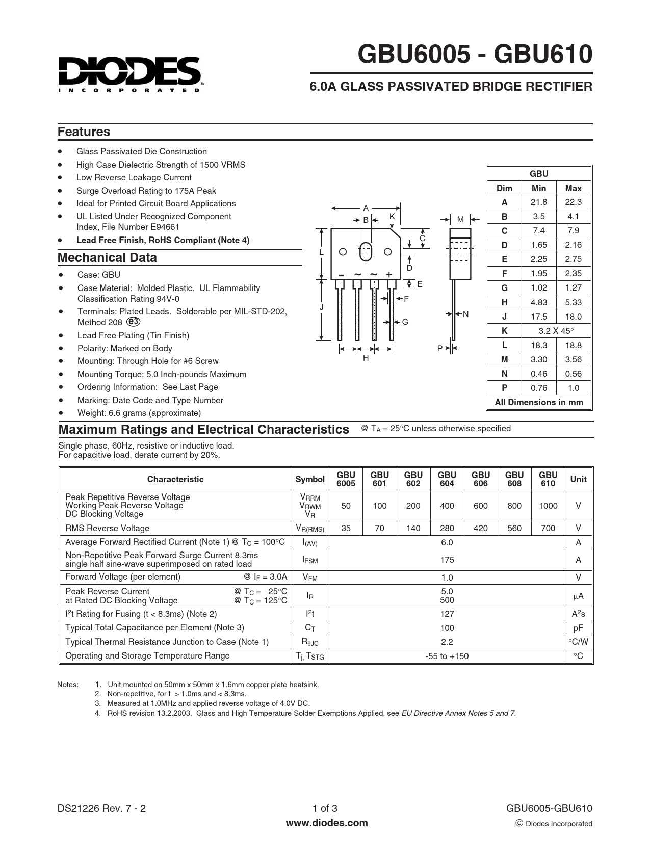 gbu6d-datasheet