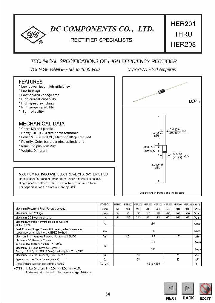 her205-diode-datasheet