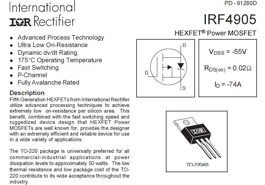 irf1405-datasheet