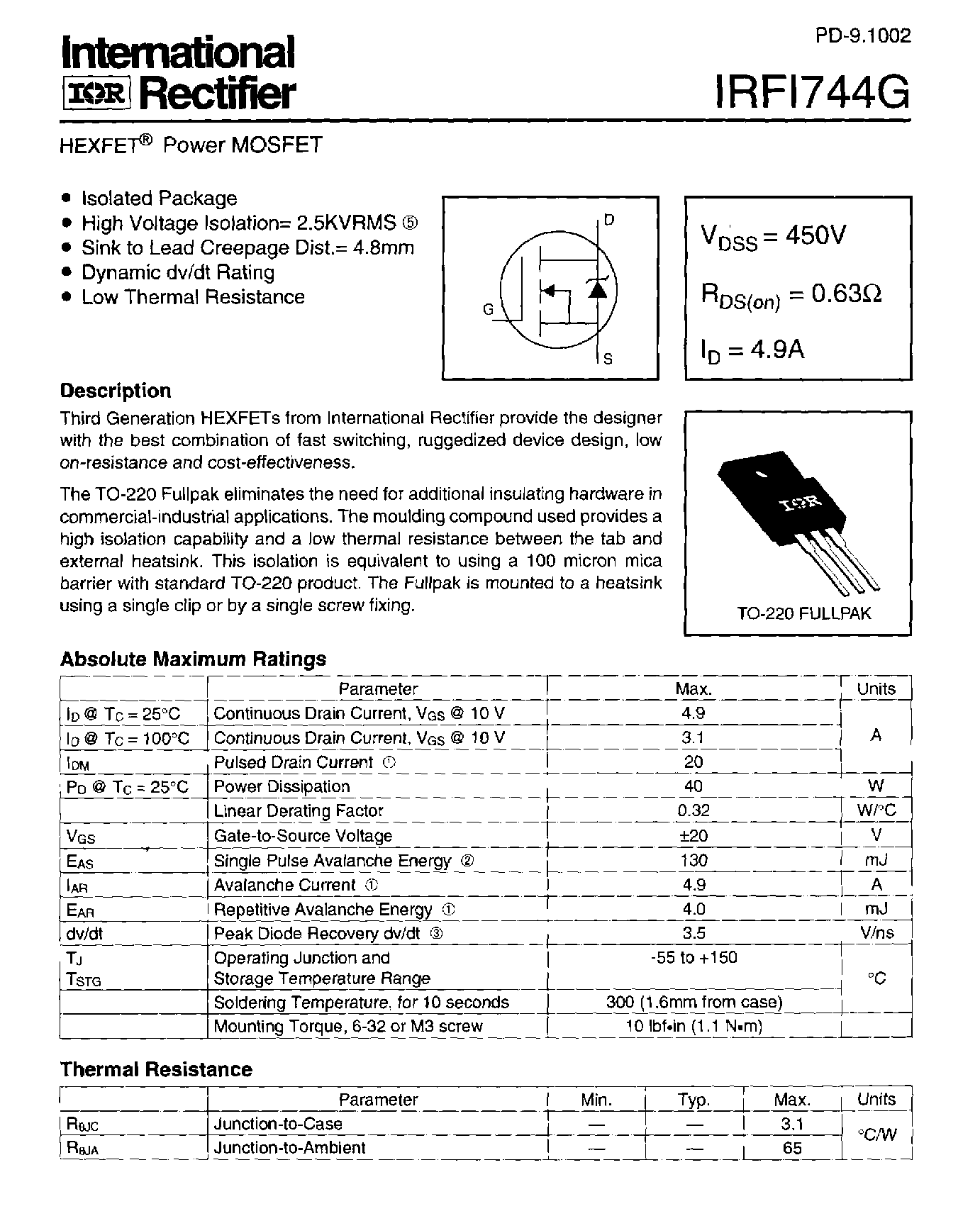 irf240-datasheet