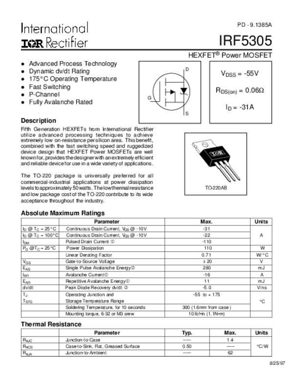 irf9520n-datasheet irf9520n-datasheet