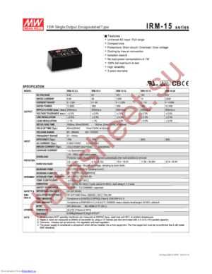 irm-03-5-datasheet irm-03-5-datasheet