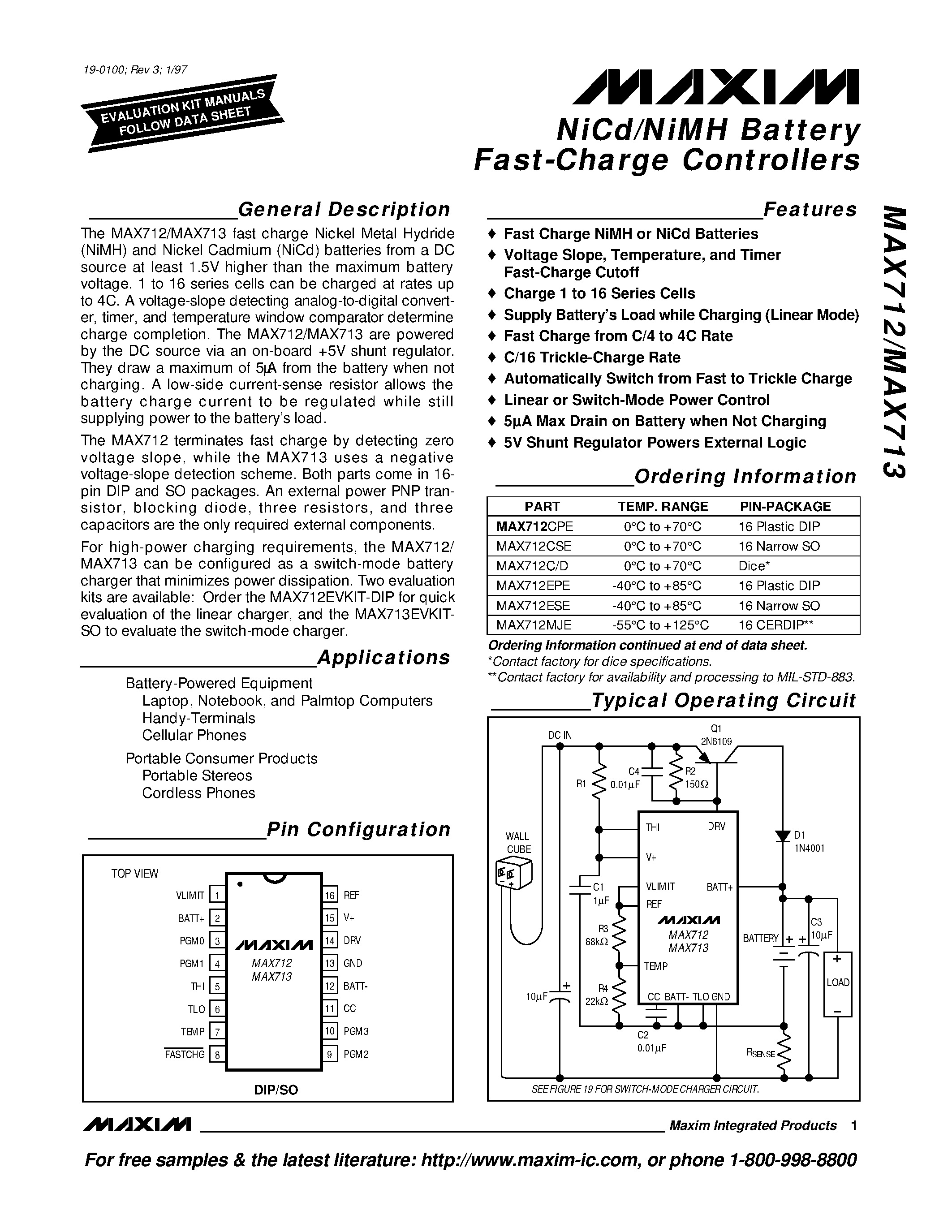 max713cpe-datasheet max713cpe-datasheet