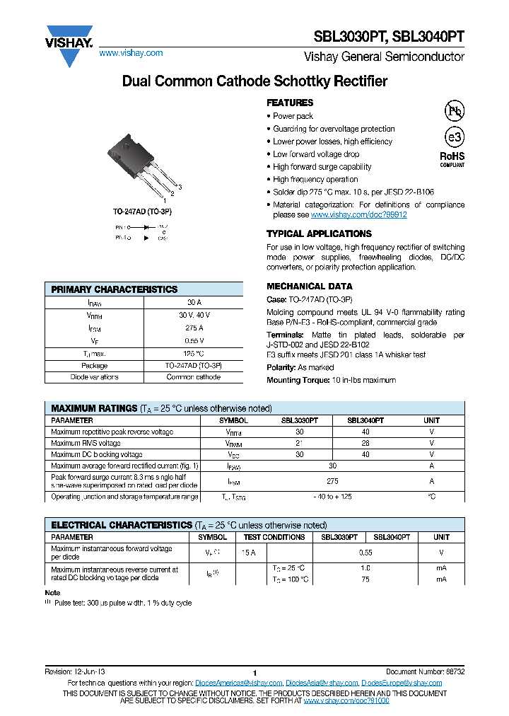 mbr4045pt-datasheet