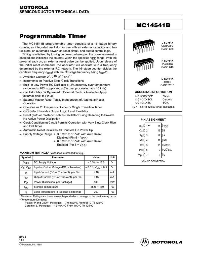 mc14541bcp-datasheet mc14541bcp-datasheet
