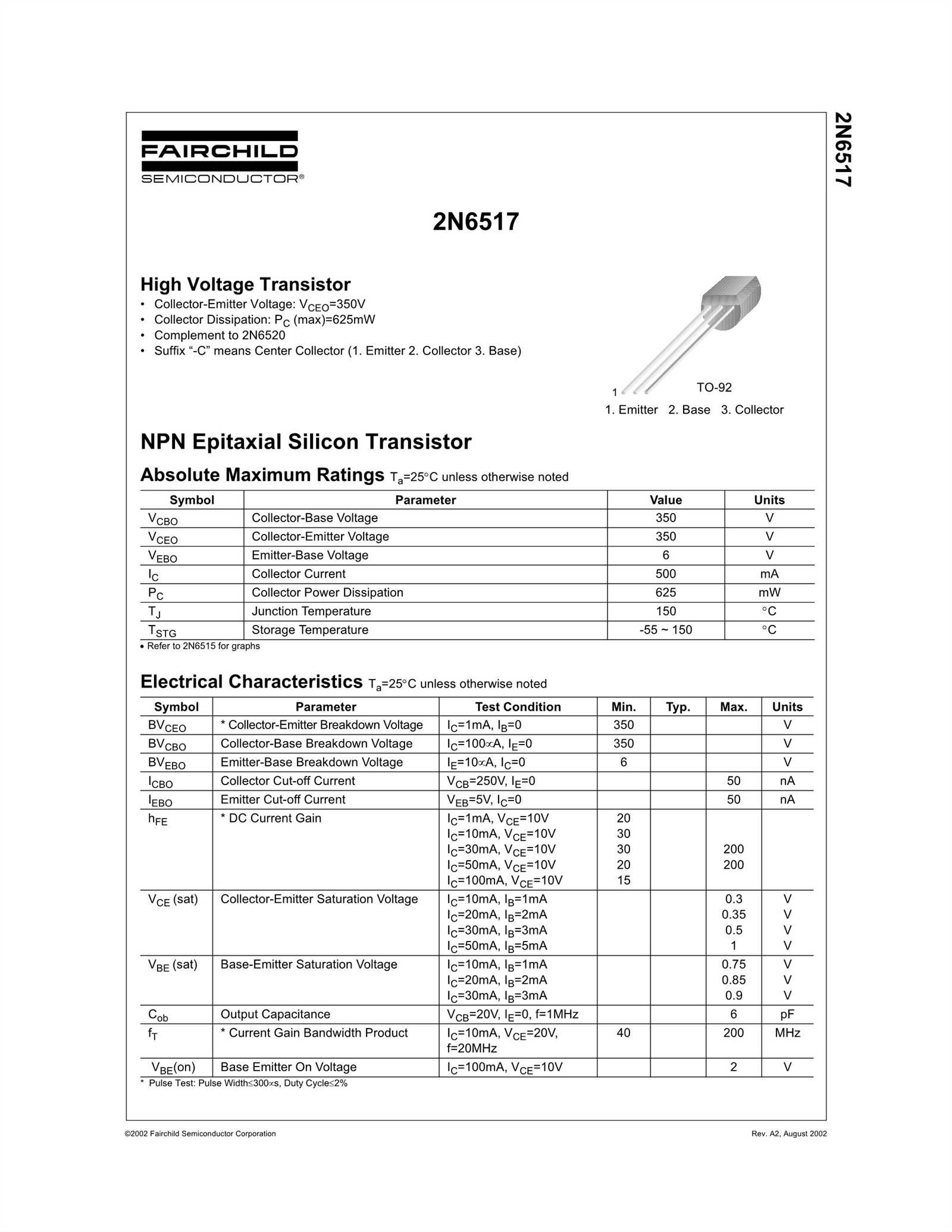 mje350-transistor-datasheet