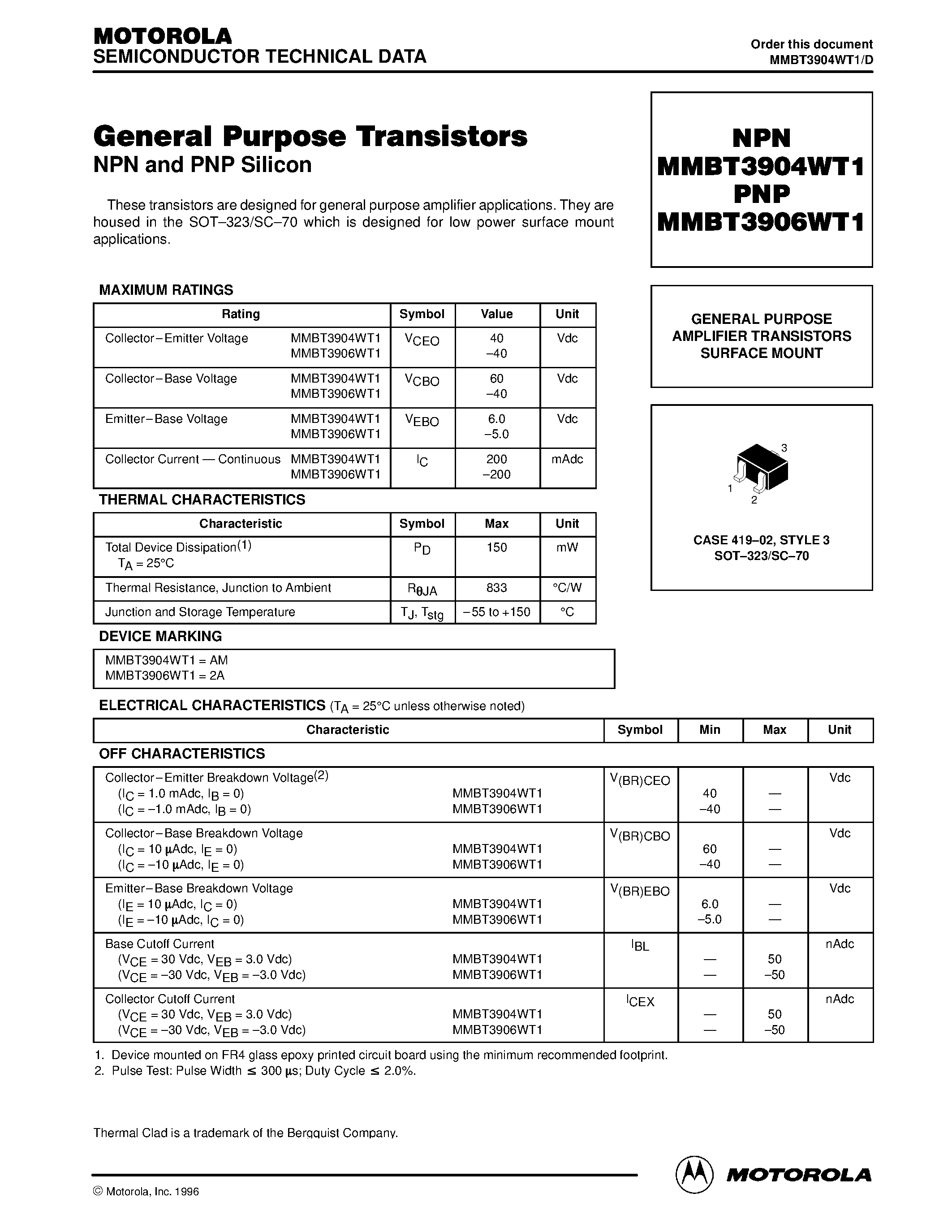 mmbt3906lt1g-datasheet