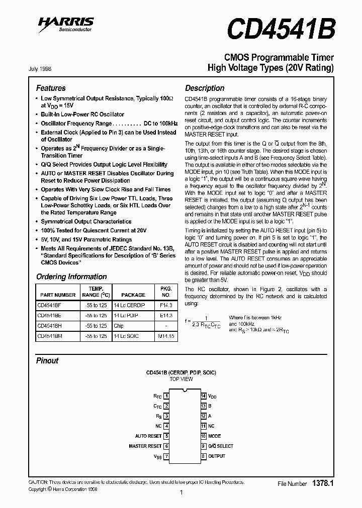 mtl4541-datasheet