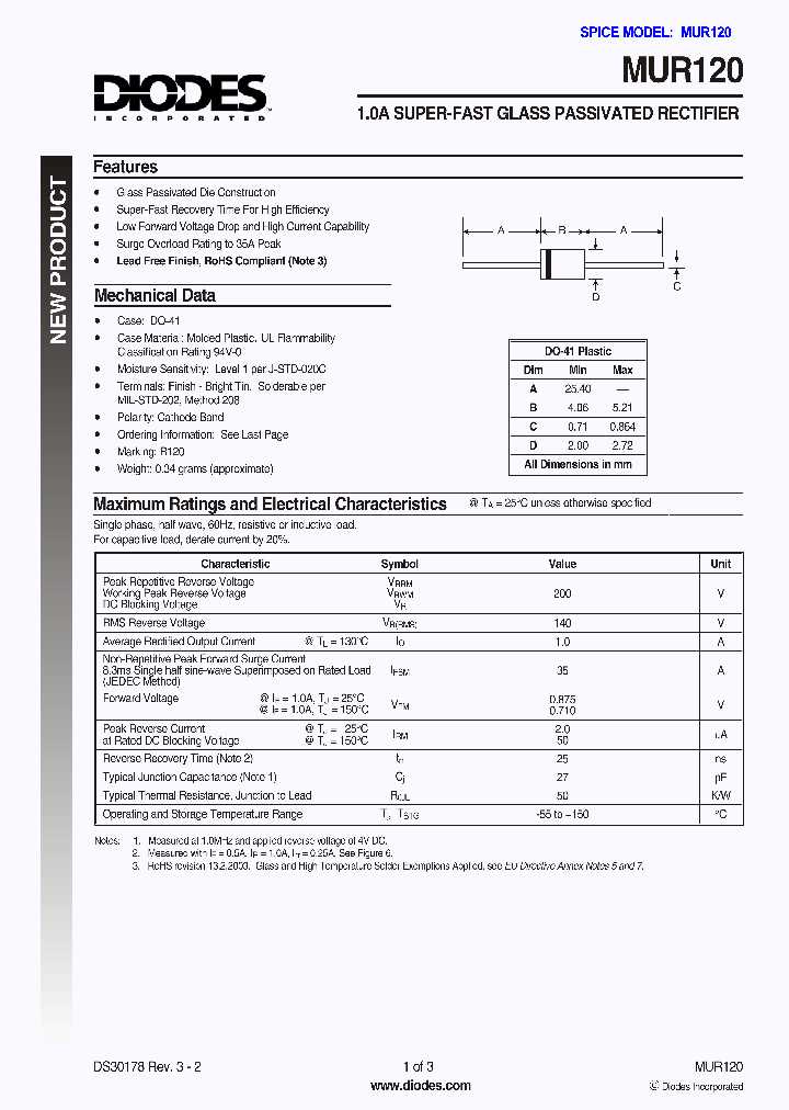 mur120g-datasheet