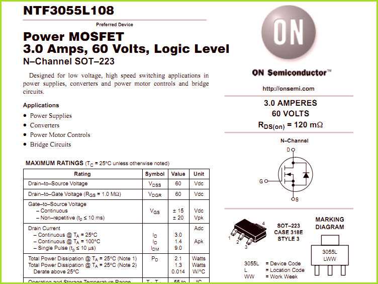 ndt3055l-datasheet
